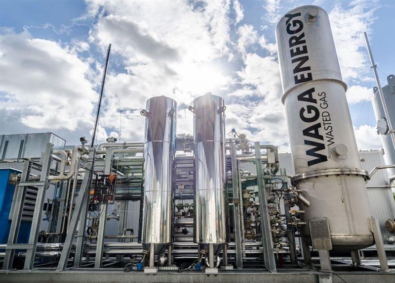 Waga Energy et Casella Waste Systems démarrent leur 3e unité à McKean