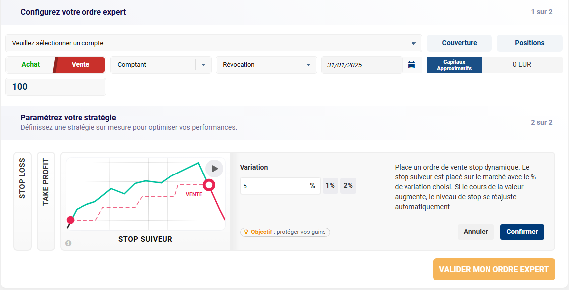 Exemple Stop Suiveur Vente