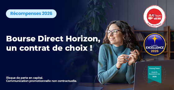 Récompenses 2026 Bourse Direct Horizon Assurance vie