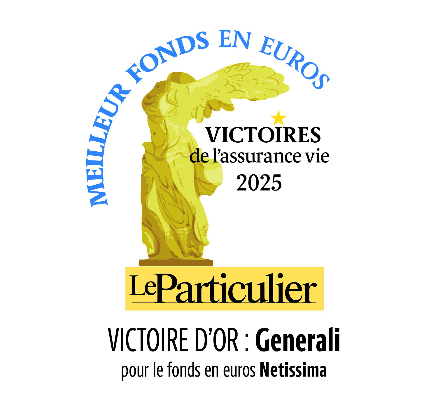 Victoire d'Or Generali 2025 pour le fonds en euros Netissima